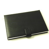 On the Go Pebble Grain Ruled Journal in Black