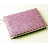 On the Go Pebble Grain Medium Address Book in Purple