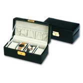 Men's 4 Watch Box in Black