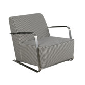 Sessel "Adwin" in Schwarz / Wei&szlig;