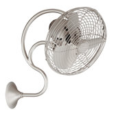 Melody Oscillating Wall Fan with Decorative Wall Switch