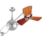 40" Brisa 2000 3 Wooden Blade Rotational Outdoor Ceiling Fan