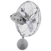 Bruna Parede Directional Wall Fan with Metal Blades