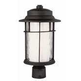 Brand New  Exterior Post Lantern with Double Glass