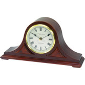 Napoleon Mantle Clock in Mahogany
