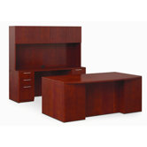 Revival 29" x 66" Full Length Pedestal Executive Desk