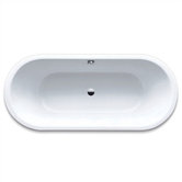 Centro Duo 18.5" x 66.93" Oval Bath Tub in White