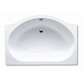 Duo Pool 59" x 39.4" Bath Tub with Front and Two Sides Molded Panel and Feet in White