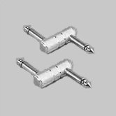 Offset 1/4" Phone Plug Effects Coupler