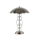 Halo Brushed Nickel Table Lamp