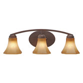 Accurian Vanity Light in Rubbed Bronze