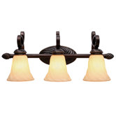 Torbellino Vanity Light in Cordoban Bronze