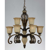 Ironstone 9 Light Chandelier