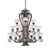 Monte Carlo 18 Light Chandelier