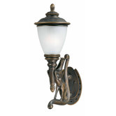 Stallion Outdoor Left Wall Lantern in Oil Rubbed Bronze