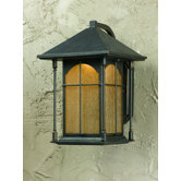 One Light Outdoor Large Wall Lantern in Oil Rubbed Bronze