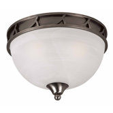 Luxor 3 Light 60W Flush Mount