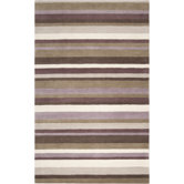Madison Square Dark Brown Multi Rug
