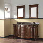 Provence 61" Bathroom Vanity in Antique Cherry
