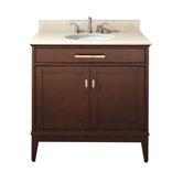 Madison 36" Vanity in Light Espresso