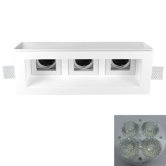 Invisibli 3 Adjustable LED SpotLight Recessed Light