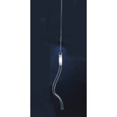Wave Pendant in Metallic Gray