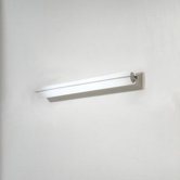 Tratto Large Single Light Wall Sconce in Matte Chrome