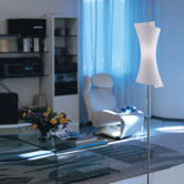 Twister Floor Lamp in White