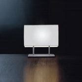 Blissy 11.5" Table Lamp in Grey Metal Finish with White Shade