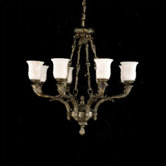 Toledo Traditional Chandelier in Aged Bronze