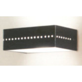 Linea One Light Wall Sconce Strip Light in Black Satin Aluminum