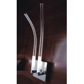Wave Wall Sconce in Metallic Gray