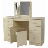 Hobart Knee Hole Dressing Table Set