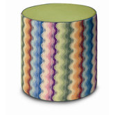 Moga Cylindrical Pouf Ottoman