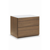 City 2 Drawer Nightstand