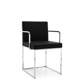 Even Plus Leather Arm Chair