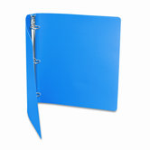 Accohide Poly Ring Binder w/35-Pt. Cover, 1in Capacity, Dark Royal Blue