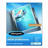 Wilson Jones Heavy Weight Sheet Protector, 50/Box