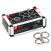 Metal Book Rings, 3/4" Diameter, 100 Rings/Box