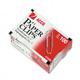 Smooth Finish Economy Paper Clips, Steel, No. 3, Silver, 100/Box, 10 Bxs/Pk