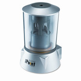 iPoint School Desktop Electric Pencil Sharpener, Silver