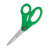 Scissors, W/ Microban, 8" Bent, Green