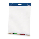 Easel Pads,w/Carry Handle, White, 1" Lined Ruling, 50 Sheets per Pad, 2 Pads
