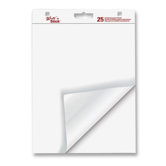 Easel Pad, 20lb., Self-stick, 6 Count, 20"x23" Sheets, White
