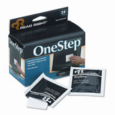 Read Right Onestep Screen Cleaner, 5 X 5, 24/Box