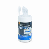 Office Equipment MultiKleen Wet Wipes, Cloth, 3-1/4 x 3-1/4, 75/Tub
