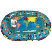 Faith Based Let the Children Come Kids Rug