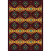 Whimsy Canyon Ridge Mesa Sunset Kids Rug