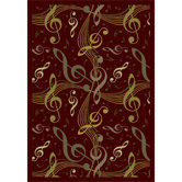 Whimsy Virtuouso Burgundy Kids Rug