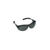 Retro Styling Light Weight Gray Anti-Fog Lens Safety Glasses With Translucent Gray Frame